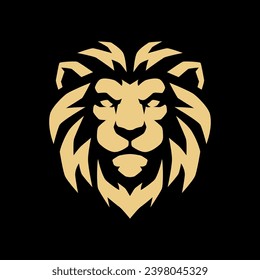 PLANTILLA DE LOGOTIPO MASCOT DE LION HEAD