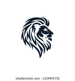 Lion Head Mascot Stock Vector