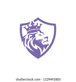 Lion Head Mascot Stock Vector