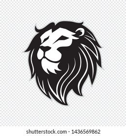  Lion head mascot - vector illustration