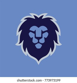 Lion Head Modern Logo Template Vector