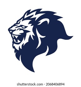 Vector de logotipo de la cabeza de león
