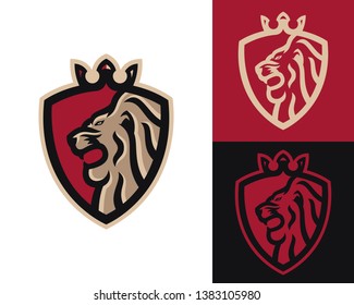 Lion Head Shield Crown Multiple Versions