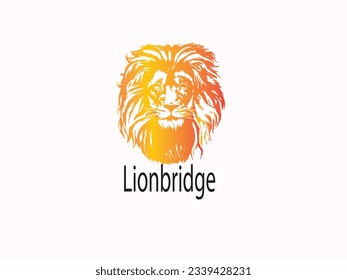 Lion head shield logo icon. Royal gold crown badge symbol. Premium king animal sign. Vector illustration.