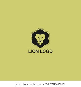 Lion head shield logo icon. Royal gold crown badge symbol. Premium king animal sign. Vector illustration.