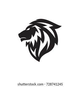 lion head silhouette