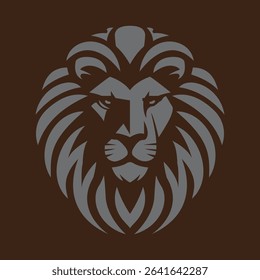 Lion Head Silhouette for Social Media Cover
