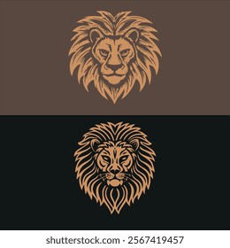 A "Lion Head Silhouette Vector Art Illustration" is a sleek and minimalist design featuring the outline of a lion's head, typically created with clean lines and sharp edges.