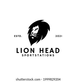 Inspiración en el diseño de la ilustración vectorial del logotipo deportivo de Lion Head