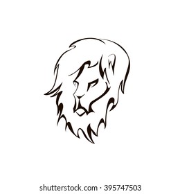lion head. Template Logo. Company logo design