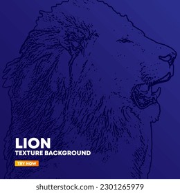 lion head texture grunge background
