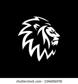 lion head vector