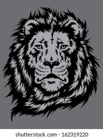 Lion Head Vector