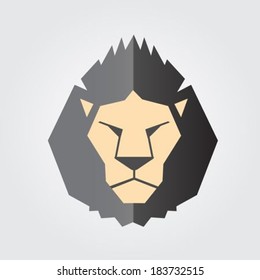 Lion Head. Vector