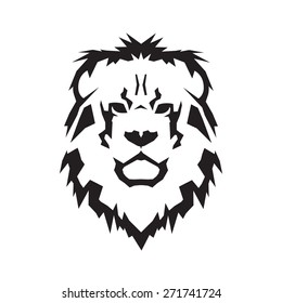 Lion head vector