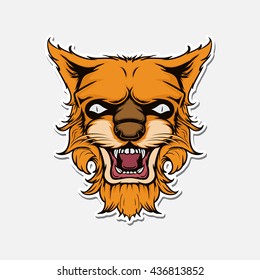 Lion head vector