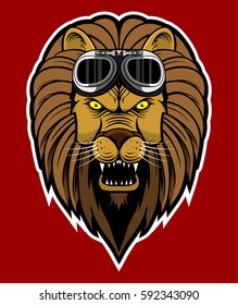 lion head vector