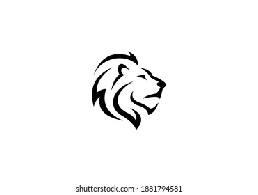 lion head vector animal design