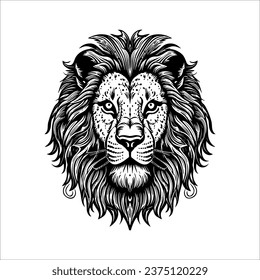 Vektorgrafik-Design mit Lion-Head 