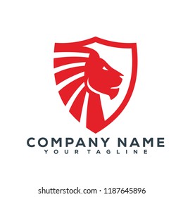Lion Head Vector Graphic Template Download Modern