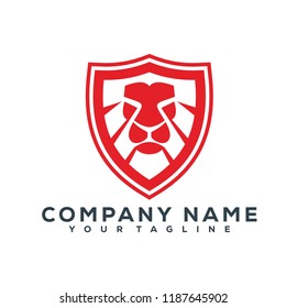 Lion Head Vector Graphic Template Download Modern