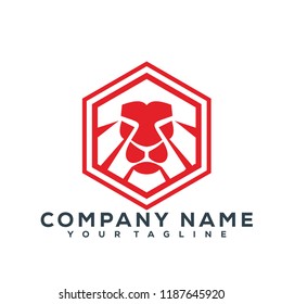 Lion Head Vector Graphic Template Download Modern