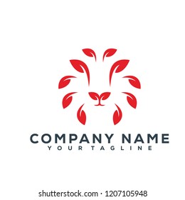 Lion Head Vector Graphic Template Download Modern