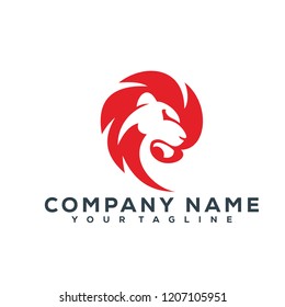 Lion Head Vector Graphic Template Download Modern