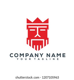 Lion Head Vector Graphic Template Download Modern