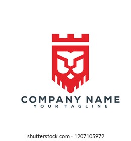 Lion Head Vector Graphic Template Download Modern