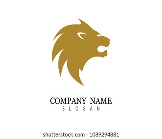 Lion head vector icon