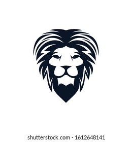 Lion head vector icon illustration