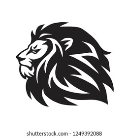 Lion Head Vector Icon Logo Template Design