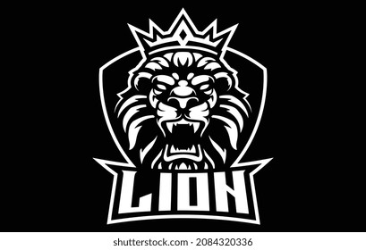 Lion Head Vector Icon Logo Template