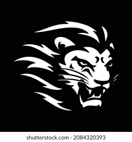 Lion Head Vector Icon Logo Template