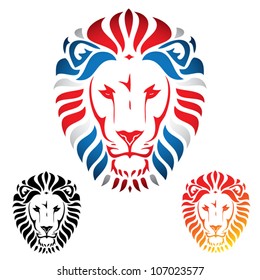 Lion head - vector illustration