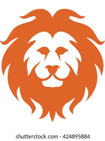 Lion head - vector illustration. 