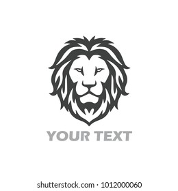 Lion Head Vector Illustration Logo Template