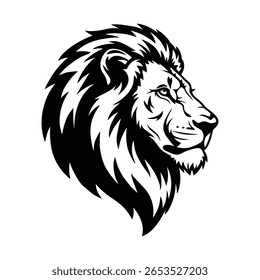  Lion Head Vector, King of Jungle Clipart, Tribal Lion Face Illustration, Bold Lion Design, Majestic Lion Graphic