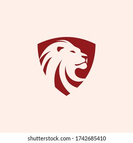 Lion Head, Vector Logo Design, Illustration, 
Template and emblem
