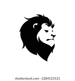 lion head vector logo design inspiration