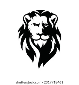 Lion Head Vector Logo Design Template