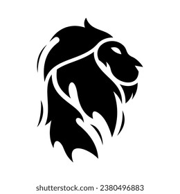 Lion Head Vector Logo Design Template