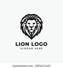 Lion Head Vector Logo Illustration