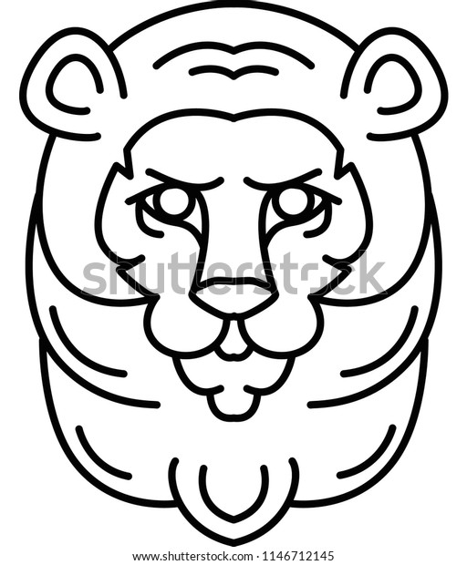 Lion Outline Simple / Browse our lion outline images, graphics, and designs from +79.322 free vectors graphics.