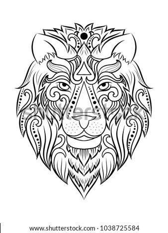 Free Free 301 Mandala Style Lion Mandala Svg Free SVG PNG EPS DXF File