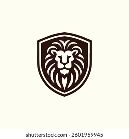 Lion heraldry logo for sale.