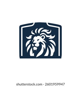 Lion heraldry logo for sale.
