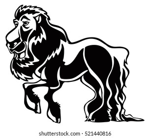 lion horse logo
