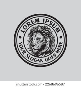 lion icon , animal icon vector